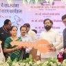 Eknath Shinde : 'घर म्हणजे चार भिंती नव्हे, तर स्वप्नांचा महाल'; ठाण्यात जय भवानी सोसायटीतील रहिवाशांचे गृहस्वप्न पूर्ण