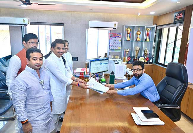 Nitesh Rane  : अनिकेत तटकरे यांच्या विजयात भाजपाचा सिंहाचा वाटा असेल : नितेश राणे