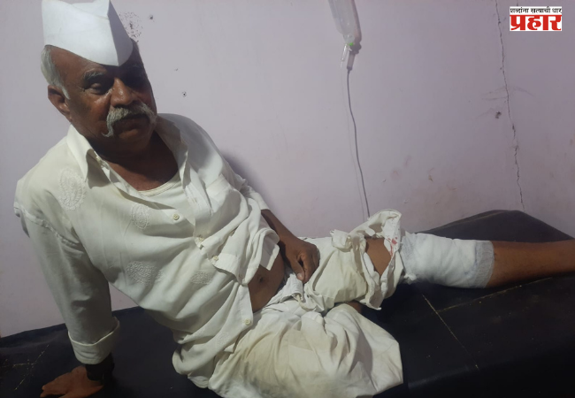 Nashik : चिंचखेड येथे बिबट्याची दोघांवर झडप, थोडक्यात बचावले