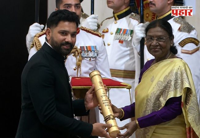 Rohit Sharma : रोहित शर्माला पद्मश्री तर टेनिसपटू विजय अमृतराज यांना पद्मभूषण