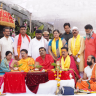 Simhastha Kumbh Mela 2027 : श्रीरामाच्या जयघोषासह मंत्रोच्चारात सिंहस्थ कुंभमेळा ध्वजस्तंभ शिलान्यास पूजन सोहळा संपन्न