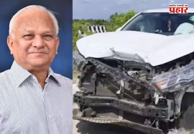 Car Accident : भाजप आमदार सुधीर गाडगीळ यांच्या गाडीचा भीषण अपघात ;  थोडक्यात बचावले