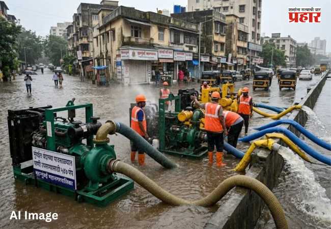BMC News : पावसाळ्यात तुंबणाऱ्या पाण्याचा निचरा करण्यासाठी मुंबईत ५४७ पंप