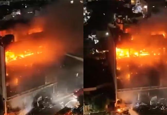 Visakhapatnam Steel Plant : विशाखापट्टणमच्या स्टील प्रकल्पात दुर्घटना, वितळलेले स्टील अंगावर पडले आणि…