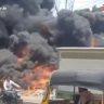 Thane Fire : ठाण्यात मोठी दुर्घटना : मुंब्रा-शीळफाटा परिसरातील टायरच्या गोदामाला भीषण आग, वाहतुकीचा उडाला बोजवारा