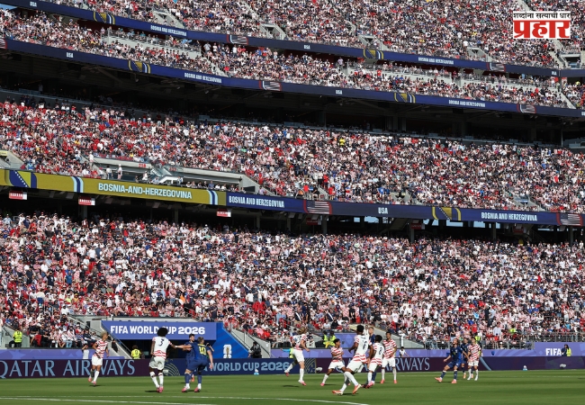 FIFA World Cup 2026 : अमेरिकेचा बोस्नियावर २-० ने विजय; १० खेळाडूंसह गाठली फिफा विश्वचषकाची बाद फेरी