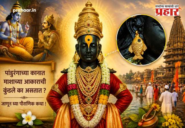 Ashadhi Ekadashi 2026 : पांडुरंगाच्या कानात माशाच्या आकाराची कुंडले का असतात ? जाणून घ्या ‘हे’ गुपित अन् पौराणिक कथा!