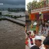 Ashadhi Wari 2026 : मुसळधार पावसामुळे इंद्रायणीला महापूर; आळंदीकडे जाणारे चारही पूल पाण्याखाली