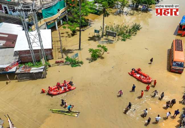 Assam Flood Updates : आसाममध्ये पुराचा हाहाकार : २४ तासांत १० जणांचा मृत्यू; शिवसागर आणि जोरहाटला सर्वाधिक फटका