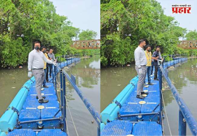 BMC News : तरंगता कचरा रोखण्यासाठी मालाडमध्ये ‘द ओशन क्लीनअप’ इंटरसेप्टर पायलट प्रकल्प!