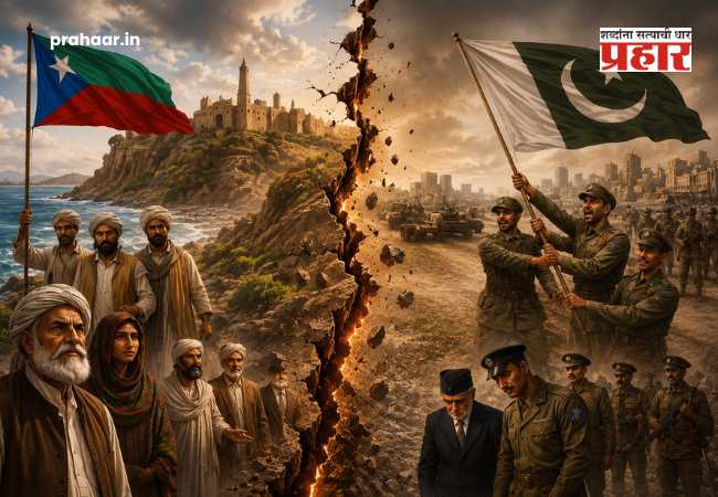 Balochistan : मोठी बातमी! लष्कराच्या नाकावर टिच्चून बलुचिस्तानची स्वातंत्र्याची घोषणा; 85 टक्के भूभागावर ताबा मिळवल्याचा दावा