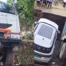 Vasai Bridge Collapse : वसई पूर्वेतील वडघर पूल कोसळला; दोन वाहने खाली पडली, व्हिडिओ व्हायरल