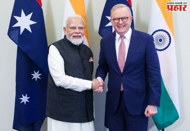 Narendra Modi : पंतप्रधान मोदींनी घेतली ऑस्ट्रेलियाचे पंतप्रधान अल्बानीज यांची भेट