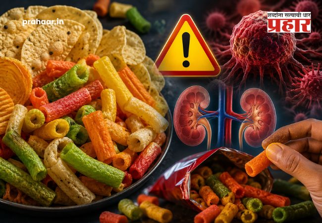 Food Safety : रंगीबेरंगी फ्रायम्स अन् पापड खात असाल तर सावधान! कर्करोग आणि किडनीचा मोठा धोका; तमिळनाडू अन्न सुरक्षा विभागाचा इशारा