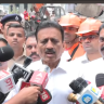 Girish Mahajan : भिवंडीतील दुर्घटनाग्रस्त इमारतीची मंत्री गिरीश महाजन यांनी केली पाहणी; मृतांच्या नातेवाईकांना प्रत्येकी ५ लाखाची मदत