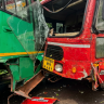 Horrific bus accident : रत्नागिरीत दोन बसेसची समोरासमोर धडक; १५ विद्यार्थी जखमी