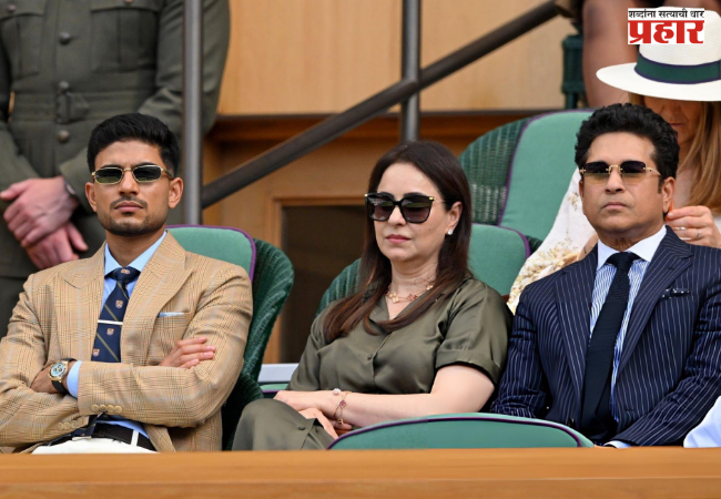 Wimbledon : विम्बल्डनच्या रॉयल बॉक्समध्ये शुभमन गिलची उपस्थिती; सचिन आणि अंजली तेंडुलकरसोबतचा फोटो व्हायरल