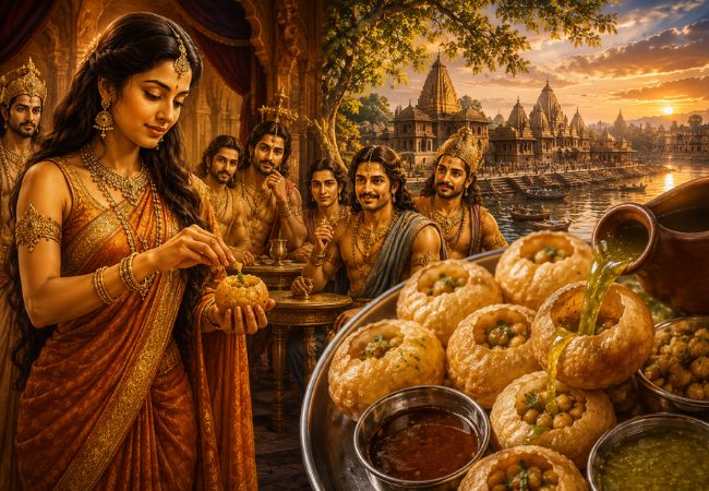 Panipuri History : पाणीपुरीचा शोध महाभारतातील द्रौपदीने लावला होता ? जाणून घ्या या लोकप्रिय पदार्थाचा अनोखा इतिहास!