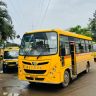 School Bus Accident : क्षणभरात होणार होती मोठी दुर्घटना; चालकाला चक्कर, शाळेची बस डिव्हायडरवर चढली