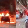 Mumbai Coastal Road Car Fire : मुंबई कोस्टल रोडच्या बोगद्यात भीषण अग्नितांडव! धावत्या कारने घेतला पेट, जीव वाचवण्यासाठी प्रवाशांची धावपळ