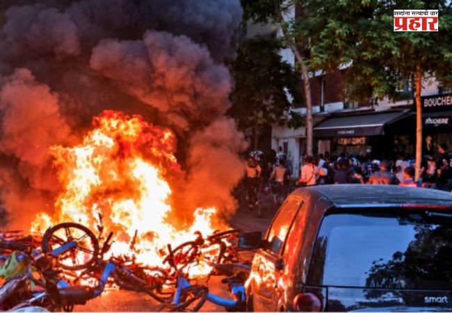 France Football Fans get Violent : फुटबॉल पराभवानंतर फ्रान्स पेटला! स्पेनकडून पराभवानंतर चाहत्यांचा संताप, अनेक शहरांत गोंधळ आणि तोडफोड