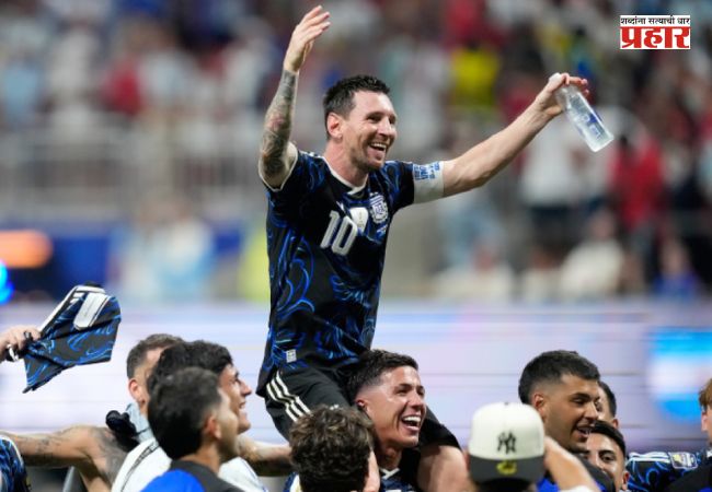 FIFA World Cup 2026 Lionel Messi : अर्जेंटिनाच्या चाहत्यांसाठी डबल धमाका! एमबाप्पेला मागे टाकत मेस्सीचा नवा विक्रम तर अर्जेंटिना सातव्यांदा विश्वचषकाच्या अंतिम फेरीत दाखल