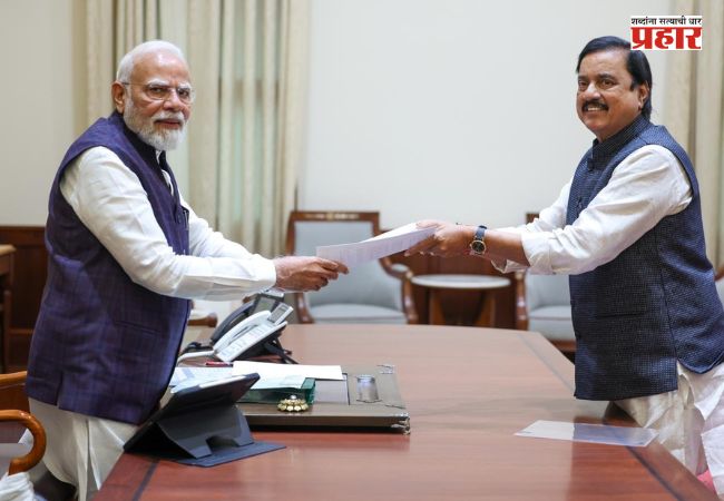 Sunil Tatkare meets PM Modi : सुनील तटकरेंनी घेतली पंतप्रधान मोदी यांची भेट; महाराष्ट्राच्या राजकारणात खळबळ