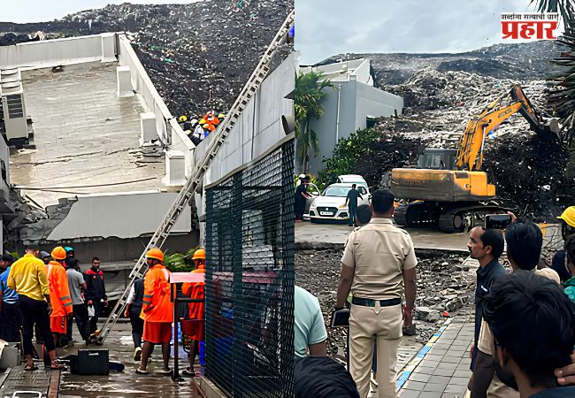 Moshi building collapse : मोशी इमारत दुर्घटना : एकाचा मृत्यू, सहा जण अद्याप ढिगाऱ्याखाली; २२ तासांपासून बचावकार्य सुरू