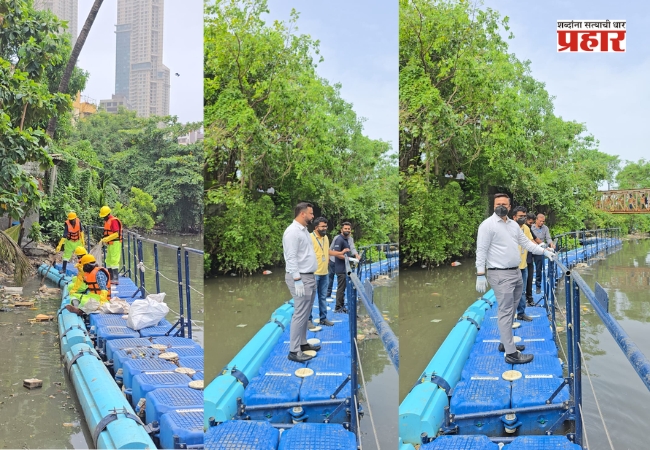 Mumbai Environment : तरंगता कचरा रोखण्यासाठी मालाडमध्ये ‘द ओशन क्लीनअप’ इंटरसेप्टर पायलट प्रकल्प कार्यान्वित