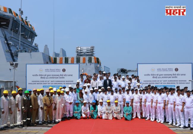 Indian Navy : भारतीय नौदलाची ताकद वाढणार; ‘आयएनएस महेंद्रगिरी’ आणि ‘आयएनएस मालवण’ लवकरच ताफ्यात येणार