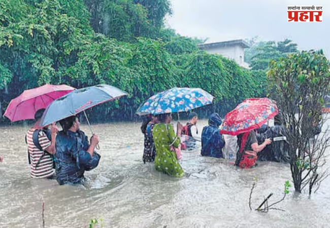 Vasai-Virar Rain Update : वसई-विरारमध्ये पावसाचा कहर! पूर, वीज आणि इंटरनेट बंद; हजारो नागरिकांचे जनजीवन विस्कळीत