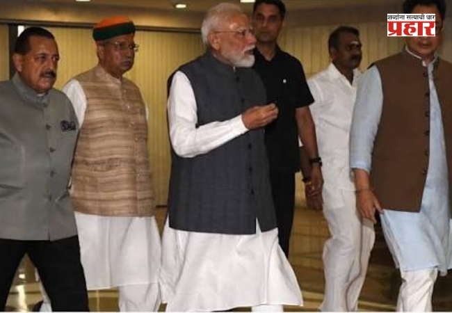 Mangal Milan NDA Meeting  : एनडीए संसदीय पक्षाची ‘मंगल मिलन’ बैठक