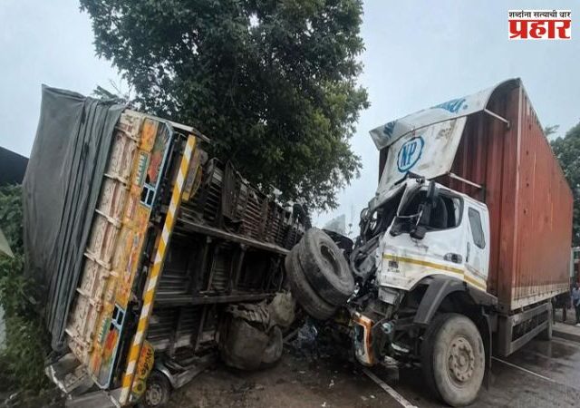 Pune Nashik Highway Accident : पुणे-नाशिक महामार्गावर भीषण अपघात; कंटेनरची ट्रकला धडक, ट्रकखाली कार चिरडली