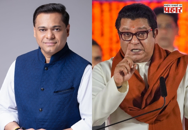 Amit Satam : एकही आमदार-खासदार नसलेल्या राज ठाकरेंच्या मेंदूचे फूटप्रिंट काढण्याची गरज