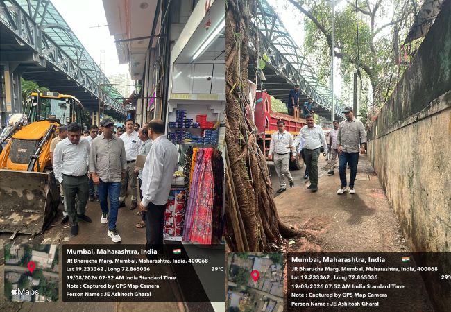 BMC Pedestrian First Initiative : दहिसर-बोरिवली परिसराची अतिरिक्त महानगरपालिका आयुक्त यांनी केली पाहणी
