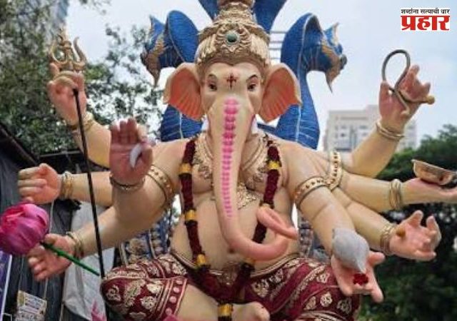 Bhuleshwar Cha Raja : भुलेश्वरच्या राजा मूर्ती दुर्घटनेचा तपास सुरू; शिल्पकार अनिकेत देसाईंचा पोलिसांनी नोंदवला जबाब