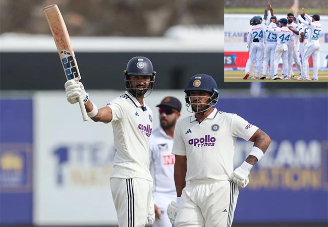 INDvsSL : गॉल कसोटी, दुसऱ्या दिवसाचा खेळ संपला; जाणून घ्या भारताने किती केल्या धावा ?