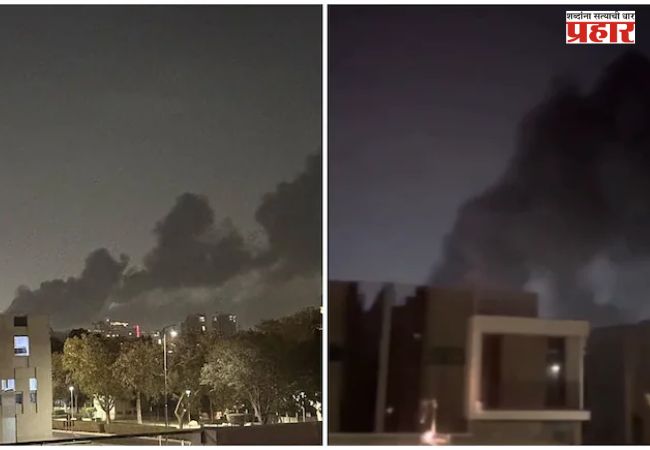 Dubai Explosion : दुबई हादरली! जेबेल अली अन् पाम जुमेराहजवळ भीषण स्फोट? सोशल मीडियावर व्हिडिओ व्हायरल झाल्याने उडाली खळबळ