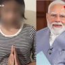 Girl Apologizes To PM Modi : 