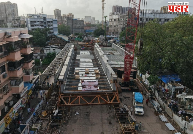 Railway Bridge : सायन रेल्वे ओव्हर ब्रिजचे उद्घाटन सप्टेंबर अखेरपर्यंत लांबणीवर; दुसरा गर्डर ८-९ ऑगस्टच्या मध्यरात्री बसवणार