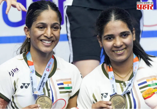 Historic feat by Trisa and Gayatri