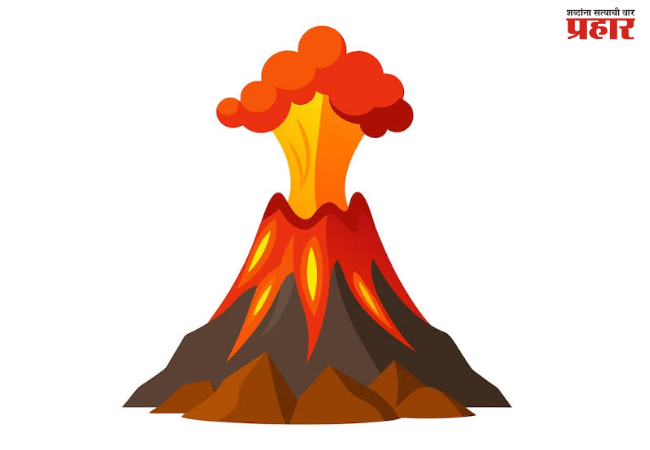 How does a volcano form?