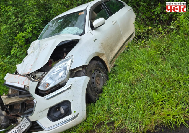 ST bus accident : रत्नागिरीत एसटी बसची मोटारीला धडक; तिघे जखमी