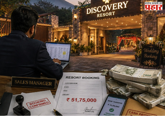 Resort Booking Scam : रिसॉर्टच्या बुकिंग रकमेत 51.75 लाखांचा अपहार; सेल्स मॅनेजरविरुद्ध गुन्हा दाखल