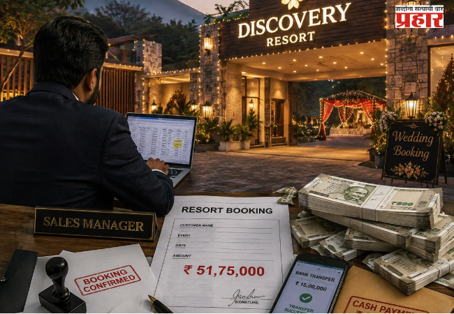 Resort Booking Scam : रिसॉर्टच्या बुकिंग रकमेत 51.75 लाखांचा अपहार; सेल्स मॅनेजरविरुद्ध गुन्हा दाखल