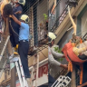 Bhandup Incident : दहाव्या मजल्यावरून पडली अन् झाडात अडकली; भांडुपच्या घटनेचा VIDEO पाहून धक्का