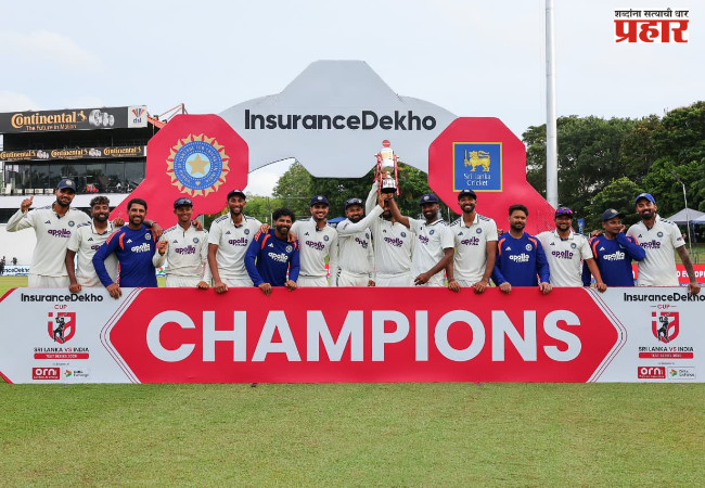 India wins Test series 1-0