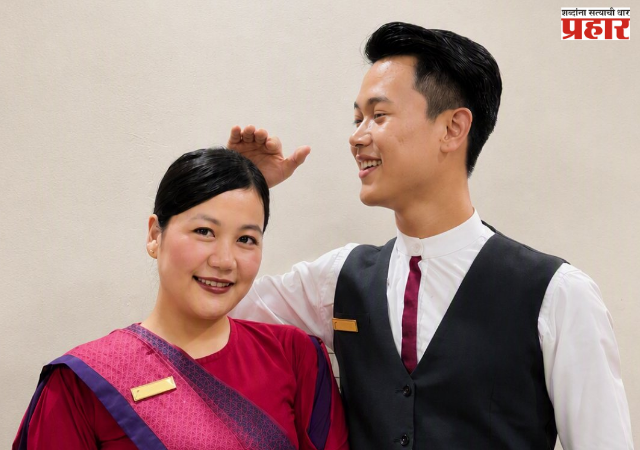 Viral 'brother-sister' : ३५ हजार फूट उंचीवरही राखीचं नातं; एअर इंडियाचे भाऊ-बहिण बनले सहकारी, कहाणी होतेय व्हायरल