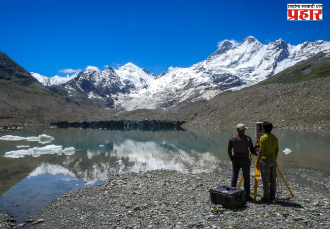 Glaciers in the Himalayas