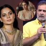 Kriti Sanon Controversy : कृती सेनॉनच्या राखीच्या जाहिरातीने घेतलं राजकीय वळण; राहुल गांधींच्या समर्थनानंतर कंगना रणौतचा टोला